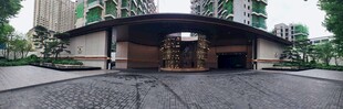 现代风格建筑入口景观