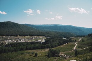 山间小镇风景