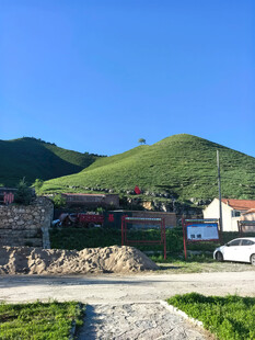 乡村山野风光宁静村落