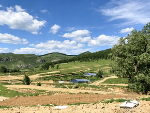 乡村田野风光景色