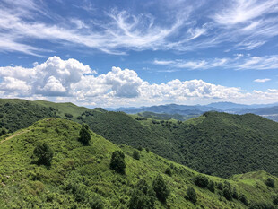 青山绿野间的美丽风光