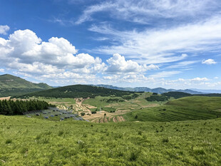 草原山谷风光美景
