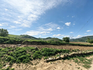 田园风光山野间的自然景致