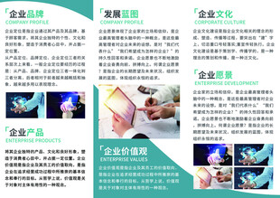 三折页公司简介图片