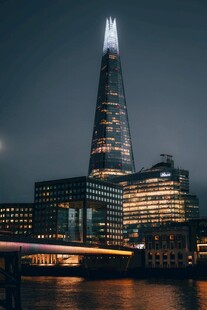 伦敦碎片大厦夜景