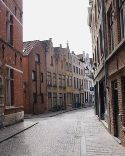欧洲古老街道建筑景观
