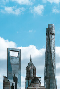 上海摩天大楼城市天际线