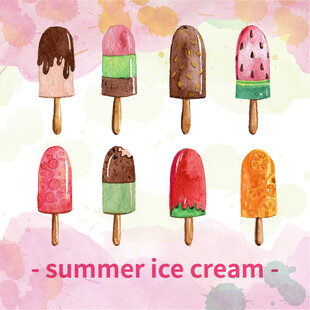 夏日缤纷冰淇淋