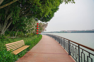 泉州地标西湖公园 