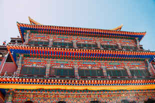 敦煌中式古建筑