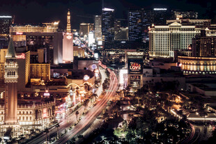 拉斯维加斯夜景俯瞰图