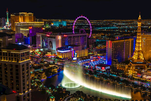 拉斯维加斯璀璨夜景