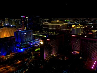 拉斯维加斯璀璨夜景