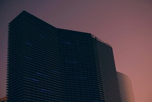 黄昏下的拉斯维加斯