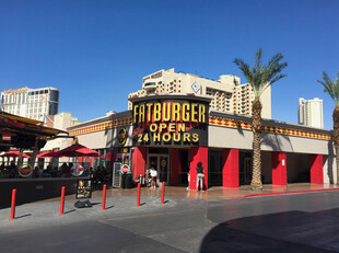 拉斯维加斯的汉堡店外观