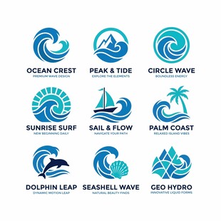 海洋主题标志