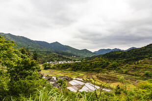 山间田园风光美景