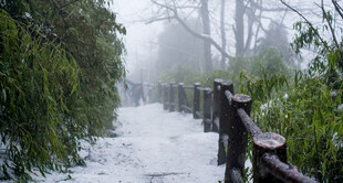 峨眉山雪景