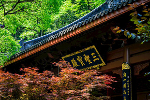 杭州灵隐寺三圣宝殿