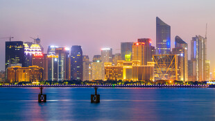 杭州夜景璀璨风光