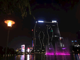 杭州钱塘江夜景