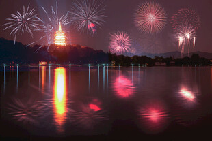 西湖夜景