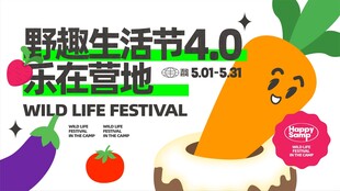 野趣生活节活动海报