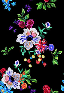 刺绣花