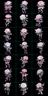 粉色玫瑰花