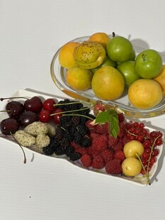 多彩新鲜水果拼盘展示