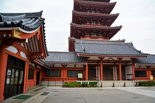 中式古建筑塔楼景观