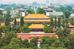 北京中式古建筑风景