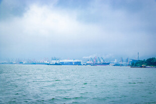 海滨城市远景