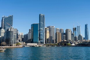 城市滨水天际线景观