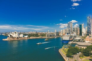 悉尼港城市天际线美景