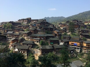 苗寨风光古朴村落景致