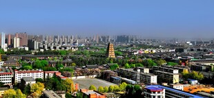 城市景观俯瞰图