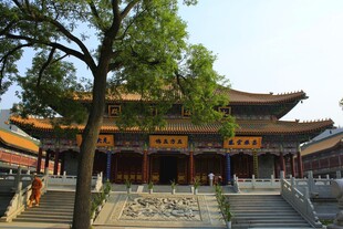 中式古建筑庙宇景观