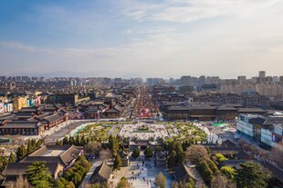 城市全景俯瞰图