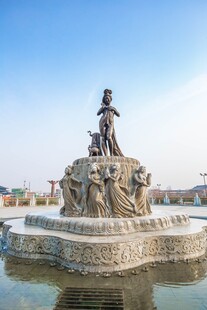 欧式喷泉雕塑景观