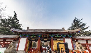 中式传统建筑大门景观