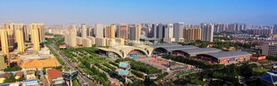 城市风光俯瞰图