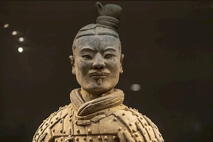 秦兵马俑特写
