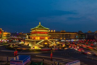 西安永宁门夜景璀璨