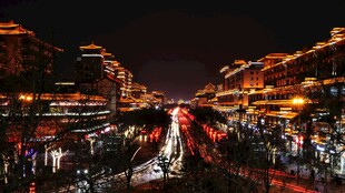 古城夜市繁华景象