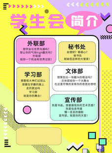 学生会简介展板设计