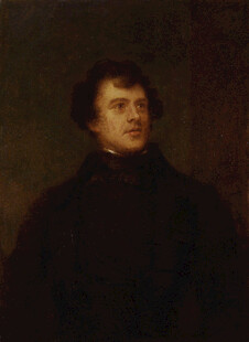 男子肖像油画