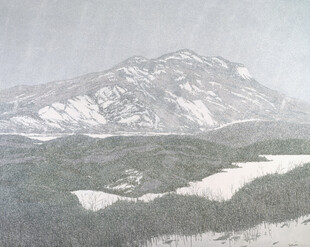 冬日雪山风景
