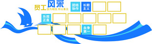 员工风采文化墙