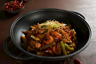 美味香锅诱人食材大汇聚